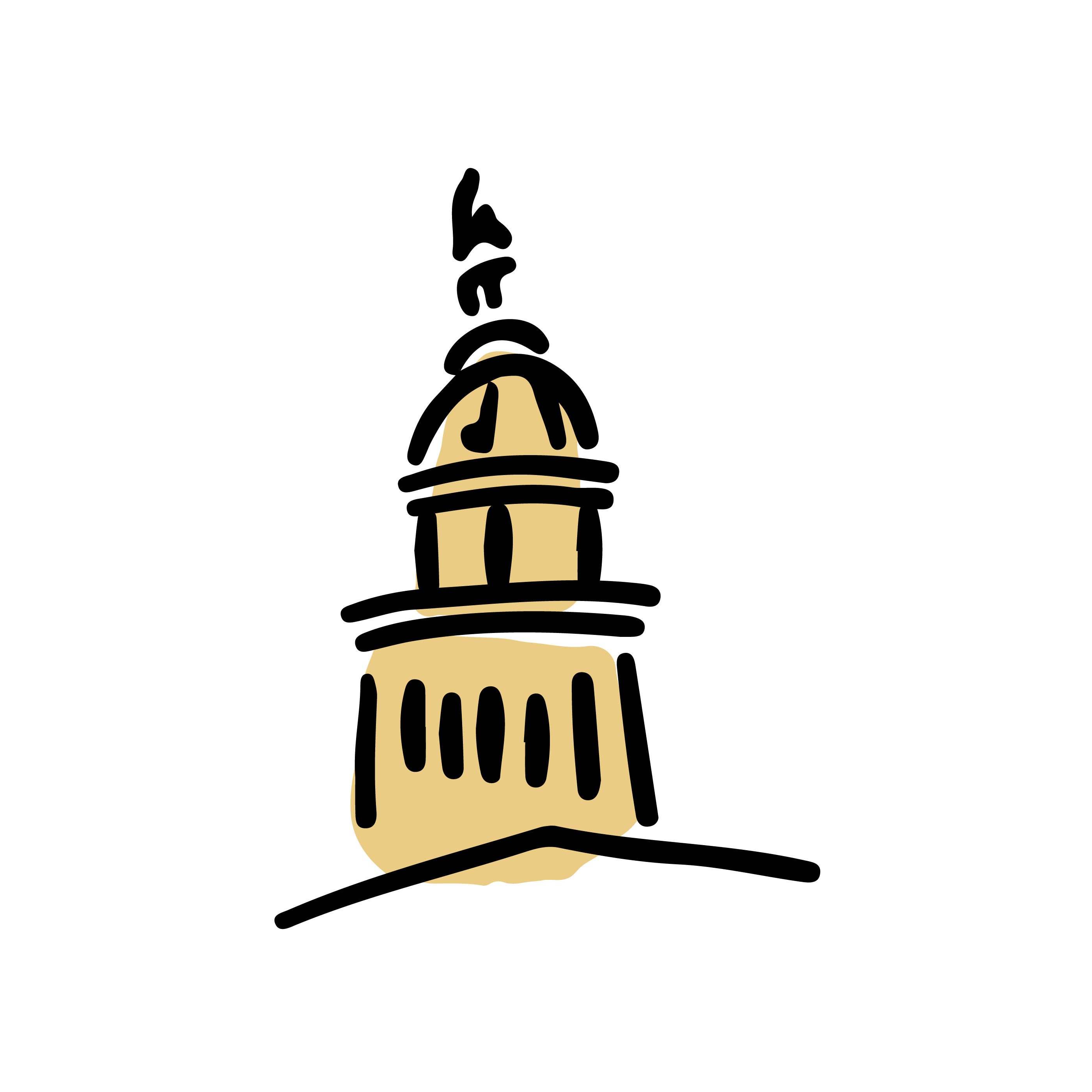 An icon illustration of the capital building.